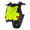 ALPIN. A-4 CHEST PROTECTOR - YELLOW FLUO RED