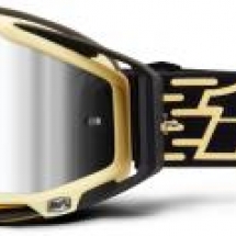 100% RACECRAFT JIVA INJ MIR FLASH SILVER GOGGLE