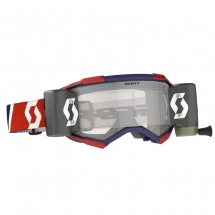 SCOTT Fury WTS Crossbrill - Red/Blue Clear Works Lens
