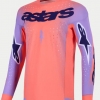ALPIN. SUPERTECH SCENZ JERSEY-HOT CORAL PRPL